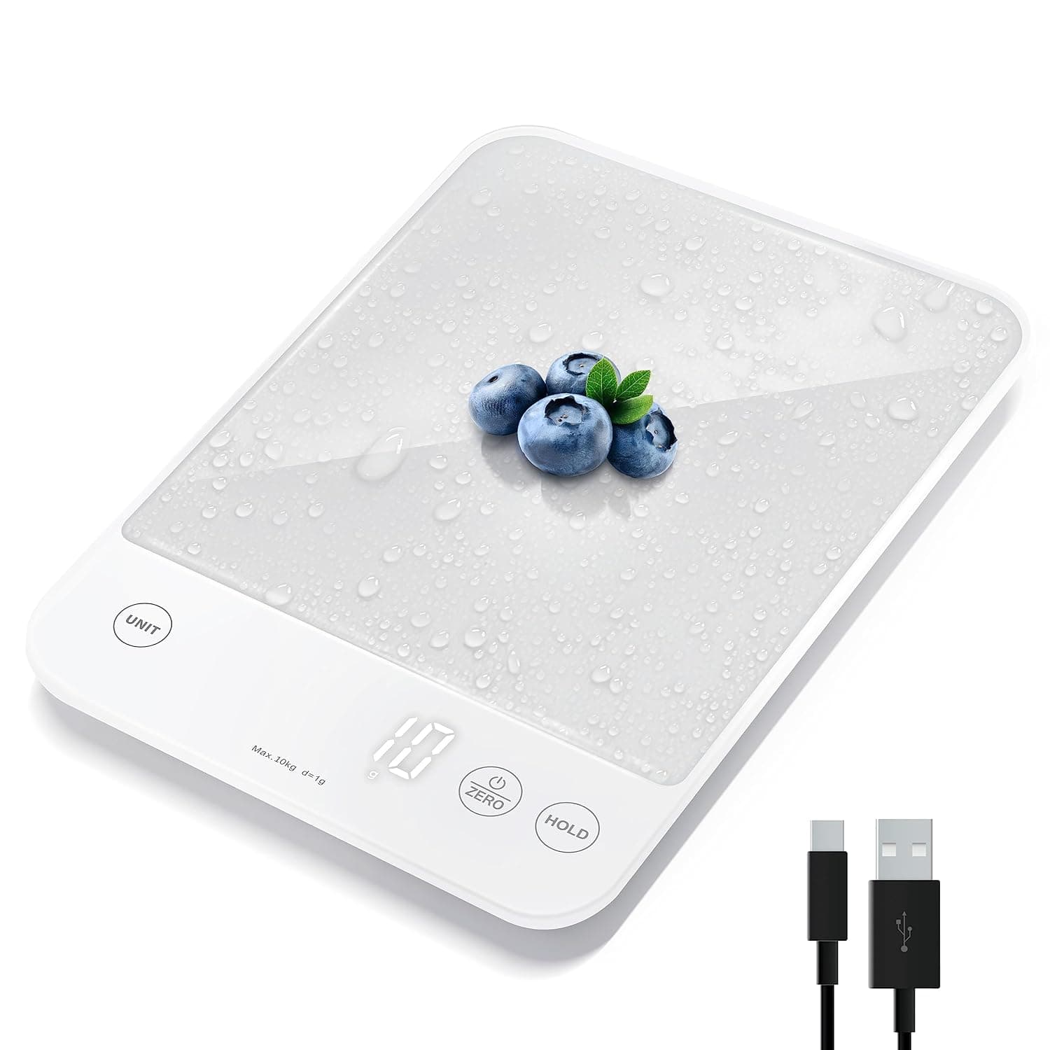 Etekcity Food Kitchen Scale 22lb Rechargeable