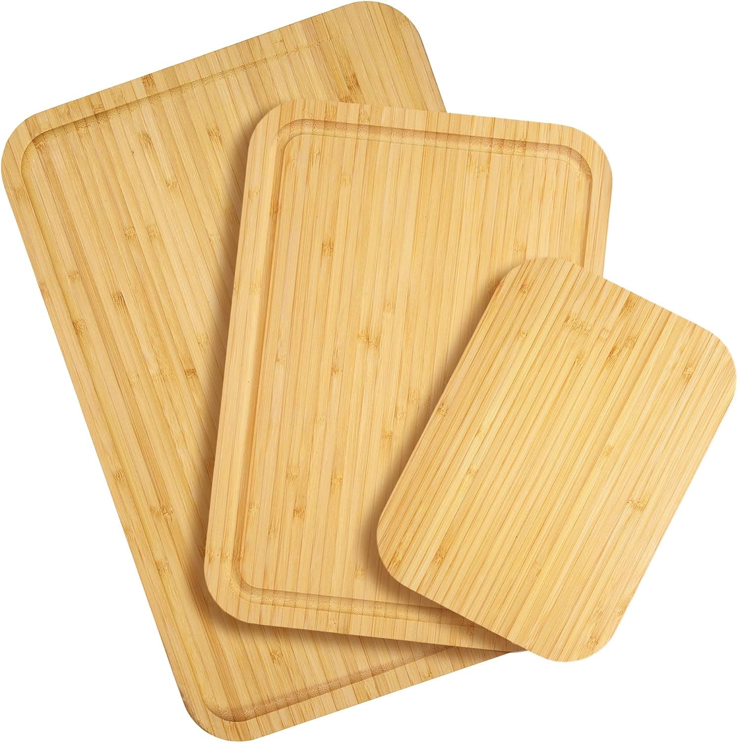 Totally Bamboo 3-Piece Cutting Board Set