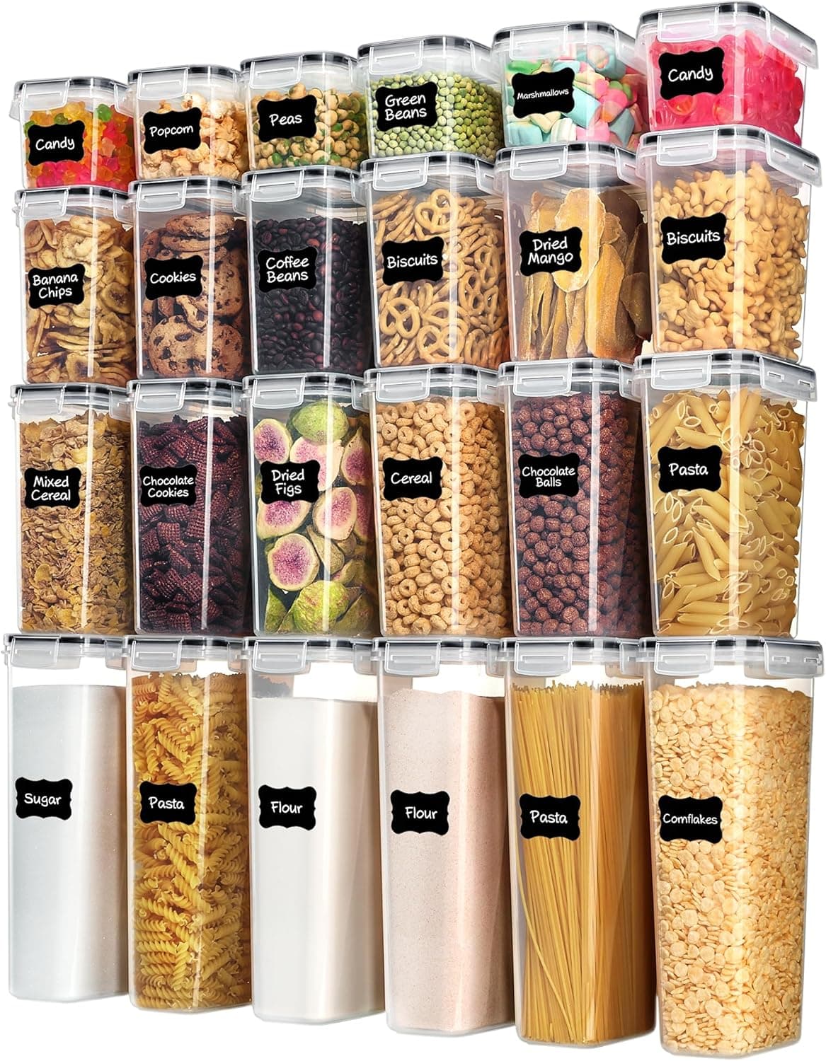 Vtopmart Airtight Food Storage Containers 24 pcs