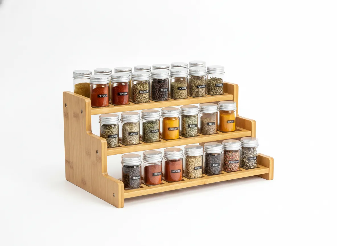 Lenwi Spice Rack Organizer 3 Tier Expandable
